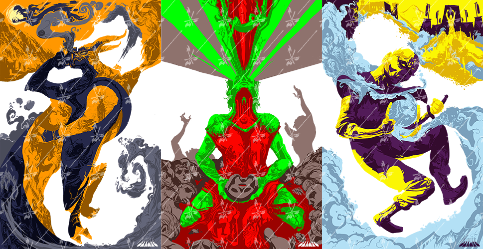 The Heroes of Pseusta&nbsp;Triptych